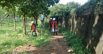 TML - Kesepakatan kemitraan usaha dengan CV. LUMBUNG KARUNIA (Pembuatan Pagar Batas Lahan)